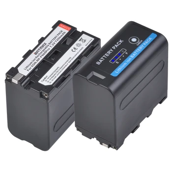 Batmax NP-F970 NP-F960 Baterija su LED indikatorius+LED USB Dual Įkroviklio Sony F960 F550 F570 F750 F770 MC1500C 190P 198P F950
