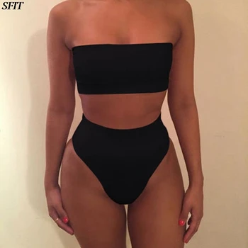 Maudymosi kostiumėlis iš Dviejų dalių, Vientisų maudymosi Kostiumėliai, Brazilijos Paplūdimio Moterų Biquini 2021 Seksualus High Waisted Stebėjimo Vamzdis Top Bikini Komplektas