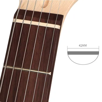 42MM Gitara Kaulų 6 Stygos yra 1,65 Guitar Strat Stratocaster Riešutų Juostinėmis Jautienos Kaulų Elektrinė Gitara Veržlė Fender Strat Tele