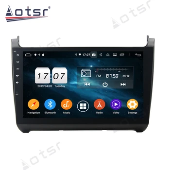 Aotsr Android 10.0 4+64GB Automobilio Radijo Grotuvas GPS Navigaciją Automobilio garso sistemos Multimedia įrenginys Volkswagen VW Polo -18 DSP Carplay