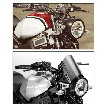 Pantalla moto Už YAMAHA XSR 900 XSR900-2020 m. motociklo priekinio, galinio stiklo parabrisas moto aukštos kokybės CNC metalo reflektoriai