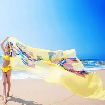 Pareo Šalikas Moterų Paplūdimio Sarongs Paplūdimio Padengti Iki Vasaros Šifono Šalikai Geometrinių Dizaino Plius Dydis Rankšluostį Ponios Vasaros Paplūdimio
