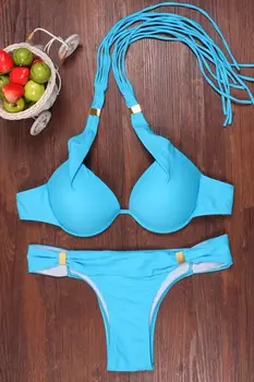 2021 m. Vasarą Moterys Seksualus Bikini Paminkštinta Push-up Bikinis Nustatyti Paplūdimio maudymosi kostiumėlį Ponios Maudymosi Kostiumą Moterų maudymosi Kostiumėliai Paplūdimio