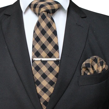 KAMBERFT vyrų vilnos kaklaraištis rankų darbo 8cm pledas juostelės Corbata peteliškę drabužių priedai kišenėje aikštėje nosinė sagė rinkinys
