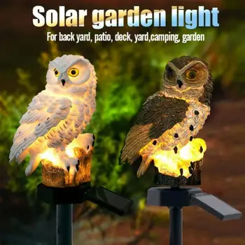 Saulės energija Varomas Sodo LED Žibintai Pelėda Gyvūnų Pixie Vejos Ornamentu Vandeniui Lempos Unikali Kalėdų Žiburiai, Lauko Saulės Lempos 2021