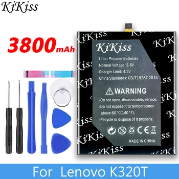 Originalus KiKiss 3800mAh LB001 Baterija Lenovo K320T Mobiliojo Telefono Batterie Bateria