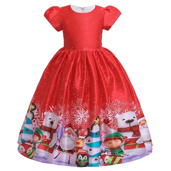 Nauja Kalėdinė Suknelė Mergaitėms, Kostiumai Vaikams, Suknelės Mergaitėms Princesė Suknelė Vaikai Vakare Šalis Suknelė