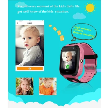 Vaikai Smart Žiūrėti Vandeniui Dial Skambinkite Smartwatch GPS Antil-prarado Vietą Tracker Vaikams Žiūrėti Telefonas Berniukams, Mergaitėms Dovanų