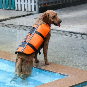 Šunų Drabužius Augintinio Gyvenimo Striukė Pet Plūduriuojančios Liemenės Reguliuojamas Šuo Plaukimo Apsauginė Liemenė, Gelbėjimosi Liemenė Irklavimo Saugos Baseinas Paplūdimys