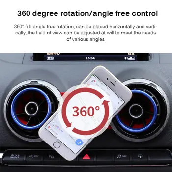 360° Laipsnių Pasukti Paramos Mobiliojo Telefono GPS Priedai Tinka Audi A3 S3 8V Automobilinis Telefono Laikiklis, Išmetimo Skylę Automobilio Turėtojas