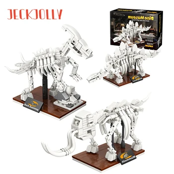 Juros periodo Dinozaurų Fosilijos 3D Pasaulyje Dinozaurų Skeleto Modelio Kūrimo Bloką, edukologija, Žaislai Vaikams, Dovanos, Dekoracijos
