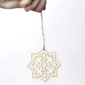 10vnt Ramadanas Kareem Apdaila Medinių Amatų Kabo Pakabukas eid mubarakas dekoro Namų Islamo Musulmonų adornos Šalies accesories