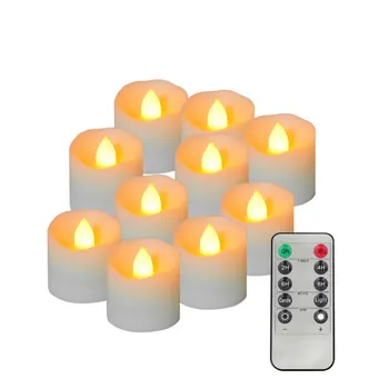 Pakuotėje 6 LED Helovinas Žvakės Su Nuotolinio valdymo Funkcija,Flameless LED Kalėdų Tealights Vestuvių Bažnyčia, Votive Dekoratyvinis