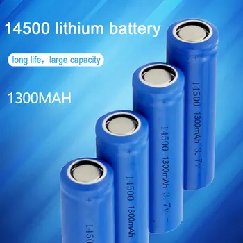 Naujos Įkraunamosios Battery14500 1200mah), 3,7 V Ličio Li-jonų Baterijas LED Žibintuvėlis Žaislas Elektrinis dantų Šepetėlis