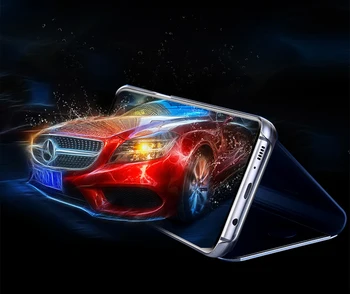 Smart Veidrodis, Flip Case For Samsung Galaxy S20 FE S10 S8 S9 Plus Ultra S10E S7 Krašto S6 20 Pastaba 10 9 8 5 Lite 5G Telefono Dangtelį Funda