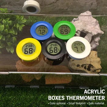 -50〜70 Mini LCD Skaitmeninis Termometras su Drėgmėmačiu Šaldytuvas Šaldiklis Testeris Temperatūros Drėgmės Matuoklis hygrothermograph dėl Vabzdžių dėžutę