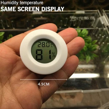 -50〜70 Mini LCD Skaitmeninis Termometras su Drėgmėmačiu Šaldytuvas Šaldiklis Testeris Temperatūros Drėgmės Matuoklis hygrothermograph dėl Vabzdžių dėžutę