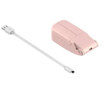 Sulankstomas Mini USB Ventiliatorius Vertus Gerbėjai Elektros Asmens Įkrovimo Dual Galvos Gerbėjai