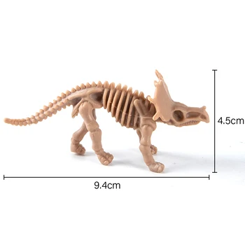 12pcs/set Dinozaurų Žaislai Dinozaurų Skeletas Modeliavimo Pavyzdį Mini Veiksmų Skaičius, Juros Kolekcijos Modelis Žaislai