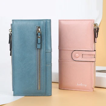New Women Pu Leather Wallets Female Long Hasp Purses Large Capacity Money Bag Phone Pocket Multifunction Clutch Coin Card Holder