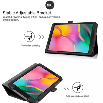 Smart Atveju, Huawei Matepad T10S 2020 Tablet dangtelį, Apversti Stovėti pu Odos Huawei Matepad T10 S AGS3-L09/W09 Raštas dangtis