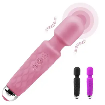 Lazdelė Vibratoriai Belaidžio Vibratorių AV Vibratorius Magic Wand Moterų Klitorio Stimuliatorius USB Įkrovimo Massager sekso žaislas, skirtas suaugusiųjų