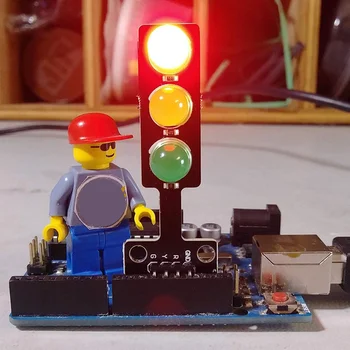 5vnt 5MM 5V Mini šviesoforo Raudona Geltona Žalia LED Ekranas Modulis Kūrybos 