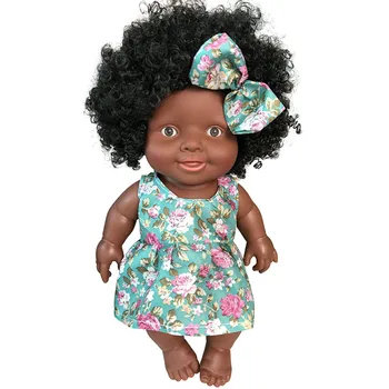 Afrikos Lėlės Žaislas Juodosios Lėlės Reborn Baby Doll Kalėdų Dovana Kūdikio Kilnojamojo Jungtinio Afrikos Žaislas, Lėlė Baby Doll Dovana Žaislas Vaikams