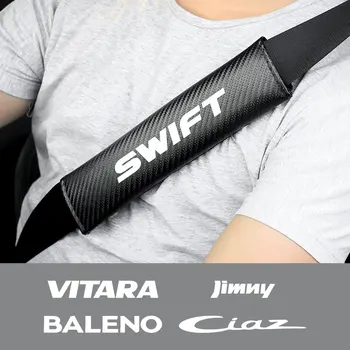 Už Suzuki Swift Alto Baleno Celerio Ciaz Pusiaujo Ertiga grant Vitara Ignis Jimny S-Cross SX4 Automobilių Sėdynės Saugos Diržas Apsaugoti Dangtis
