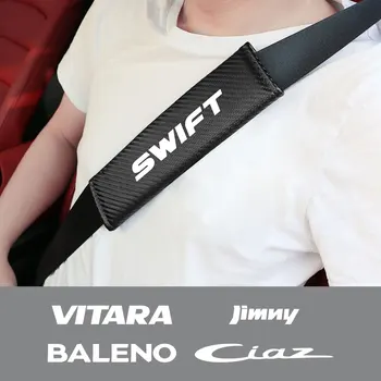 Už Suzuki Swift Alto Baleno Celerio Ciaz Pusiaujo Ertiga grant Vitara Ignis Jimny S-Cross SX4 Automobilių Sėdynės Saugos Diržas Apsaugoti Dangtis