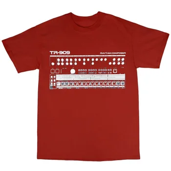 Tr-909 Įkvėpė Marškinėliai Medvilnė, Moog 808 303 Rūgšties Namas 2019 M. Vasaros Mados Vyrams Karšto Parduoti Drabužius Custom T Shirts Internete