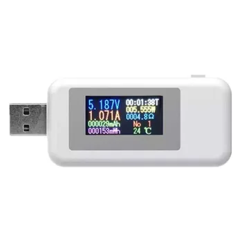 MX18 Skaitmeninis Multimetras USB Testeris Galios Įkroviklis Įtampos Srovės pralaidumas Automobilių Elektros Detektorius Namų Matavimo