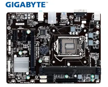 Gigabyte GA-H81M-S1 originalas plokštė LGA 1150 DDR3 16GB USB3.0 I3 I5 I7 H81M-S1 H81used Darbastalio plokštė PC