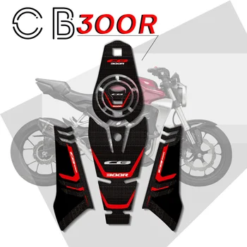Motociklų lipdukas 3D Gelio kuro bako lipdukai rinkinys Dujų Bžūp bžūp žuvų kaulų Kelio apsaugos lipdukai HONDA CB300R 2019-2020 cb 300r