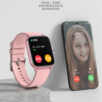 CHYCET 2021 Smart Watch Vyrų 1.7 Colių Kraujo Spaudimas Fitness Tracker Laikrodžiai Vandeniui Moterų Smartwatch P8 Plius 