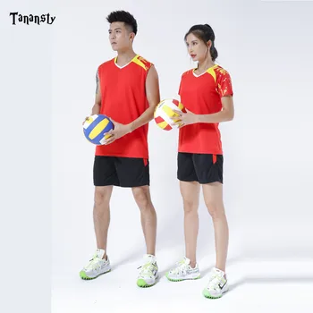 Sportinis kostiumas Badmintono Marškinėliai vyrams berankoviai marškinėliai pritaikyti Stalo Teniso Vienodą Mokymo uniformsTennis Marškinėliai Nustatyti 2020 m.