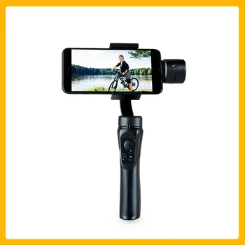 F6, 3 Ašies Stabilizatorius Video Įrašyti Paramos Universalus Reguliuojamas Kryptimi Nešiojamą Gimbal USB Įkrovimo Kameros Išmanųjį telefoną