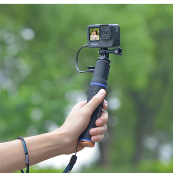 Kišeninis 5200mah vaizdo Kameros Baterijos Energijos Selfie Stick Rankena Trikojo stovo Telefono Turėtojas GoPro SJCAM Xiaomi Yi Osmo Veiksmų