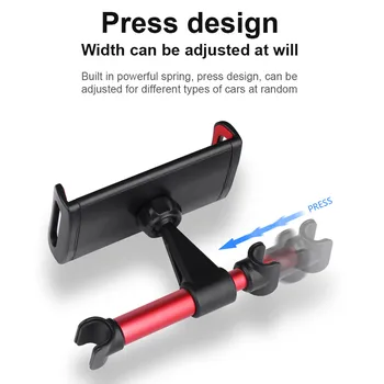 Besegad Automobilių Sėdynės Pagalvėlės Mount Turėtojas iPad Oro Pro Mini iPhone X 8 7 Plius 