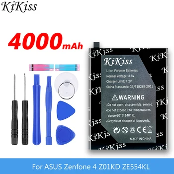 KiKiss C11P1618 Telefono Baterija ASUS Zenfone 4 Z01KD ZE554KL ZenFone 5Q Lite ZC600KL X017DA Z01KDA Z01KS X017D Baterija