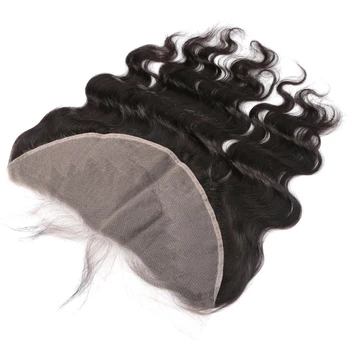 Sedittyhair Brazilijos Plaukų Pynimas Ryšulius Su Priekinės Brazilijos Kūno Banga Žmogaus Plaukų 13x4 Nėriniai Priekinio Uždarymo su Ryšuliais
