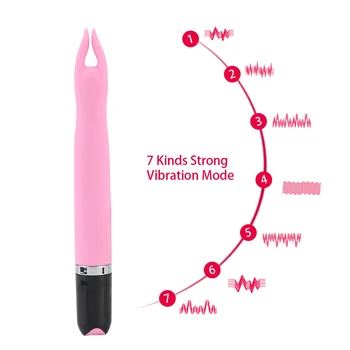 7 Greičio Vibratorius Makšties Klitorio Massager Stiprios Vibracijos AV Stick G-spot Skatinti Sekso Žaislai Moterims, Moteriška