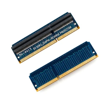 DDR3 SO DIMM Konverteris Kortelės Adapterį Pjesė 204PIN DDR 3 Atvirkštinio Raštas TAIP DIMM DDR3 Atmintis Ram Testeris Po Kortelė Kompiuteris