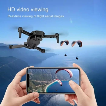 2021 Naujas S70 Drone profesija 4K HD Dual Camera Nepilotuojamų Sraigtasparnių WiFi FPV 1080P Realaus Laiko Dėžė RC Quadcopter žaislas Drone