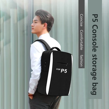 Sony Ps5 Konsolės Laikymo Krepšys, atsparus smūgiams Kuprinės Kelionės Nešiojamų Žaidimų Priedų Laikymo Rankinės
