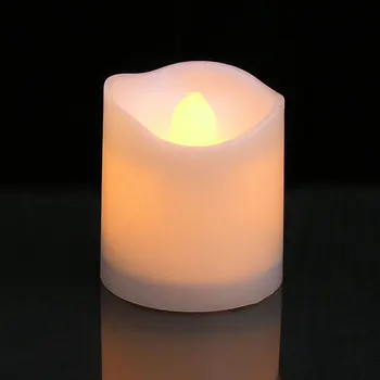 12pcs Flameless LED Žvakė Mirgėti Šviesos Lempos Apdailos, Elektros baterijomis, Žvakės, Geltona Arbata Šviesos Šalis, Vestuvių Žvakė
