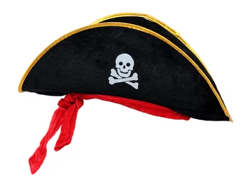 Karibų Piratų Skrybėlę Helovinas Priedai Kaukolė Skrybėlę Piratavimo Skrybėlės Corsair Bžūp Šalių Rekvizitai Cosplay Kostiumų Teatras Cosplay Rekvizitai