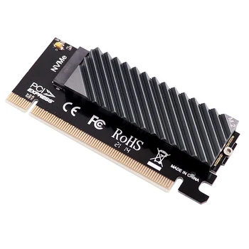 NVMe PCIe į M2 Adapteris M. 2 2230 2242 2260 2280 SSD PCI-e 3.0 Konverteris Kortelės Palaikymas PCI Express X16