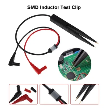 SMT SMD Chip Bandymo Įrašą Švino Zondas Skaitmeninis Multimetras Metrų Tweezer Kondensatoriaus Varža pincetu už FLUKE už Vichy