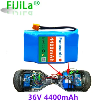 10S2P 36v 4400mAh li-ion įkraunama baterija, 4.4 Ah baterijos elektros savarankiškai siurbimo hoverboard unicycle